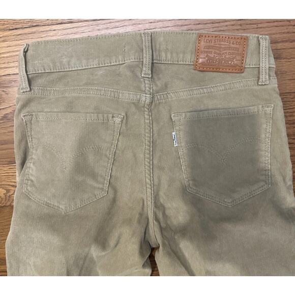 Levi’s Corduroy Pants Light Brown 24 312 Shaping Slim 0 24x30 Women’s - Picture 11 of 11
